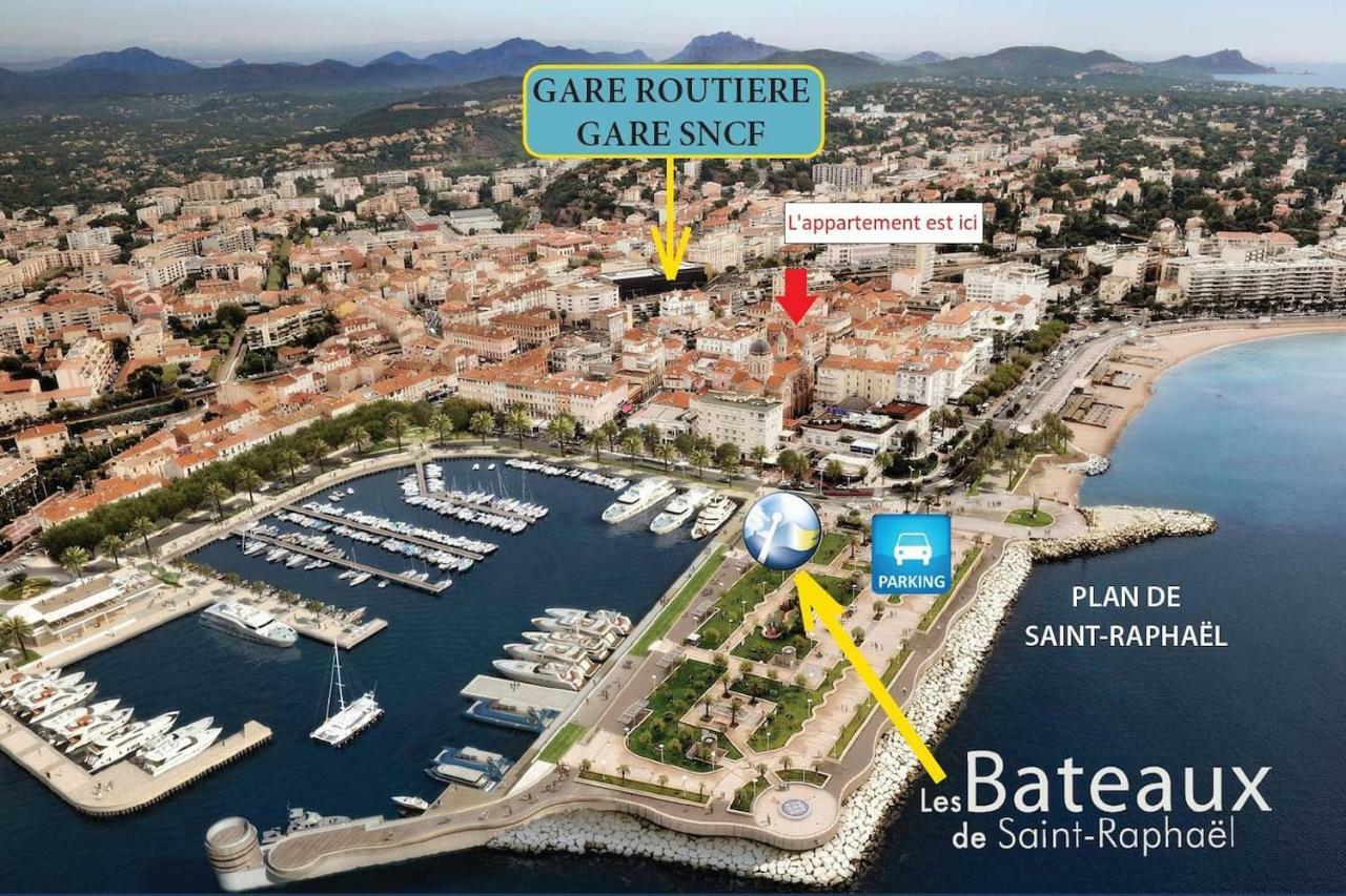 F3 Plein Centre Plage A 50 M Saint-Raphaël Eksteriør bilde